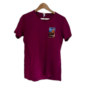 Zion National Park Angel’s Landing T-Shirt in fuchsia. Size M